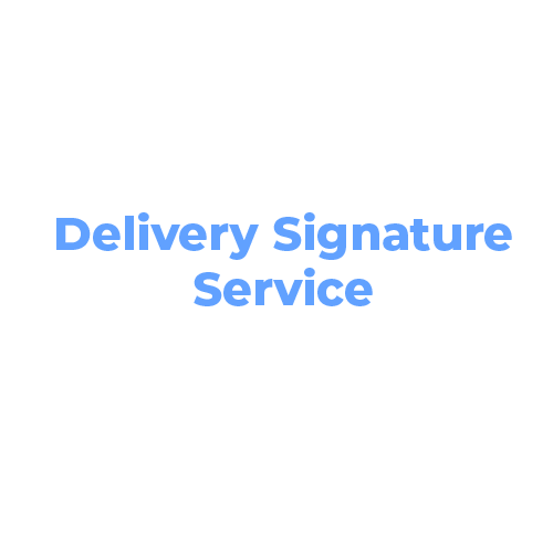 Delivery Signature - USA ONLY