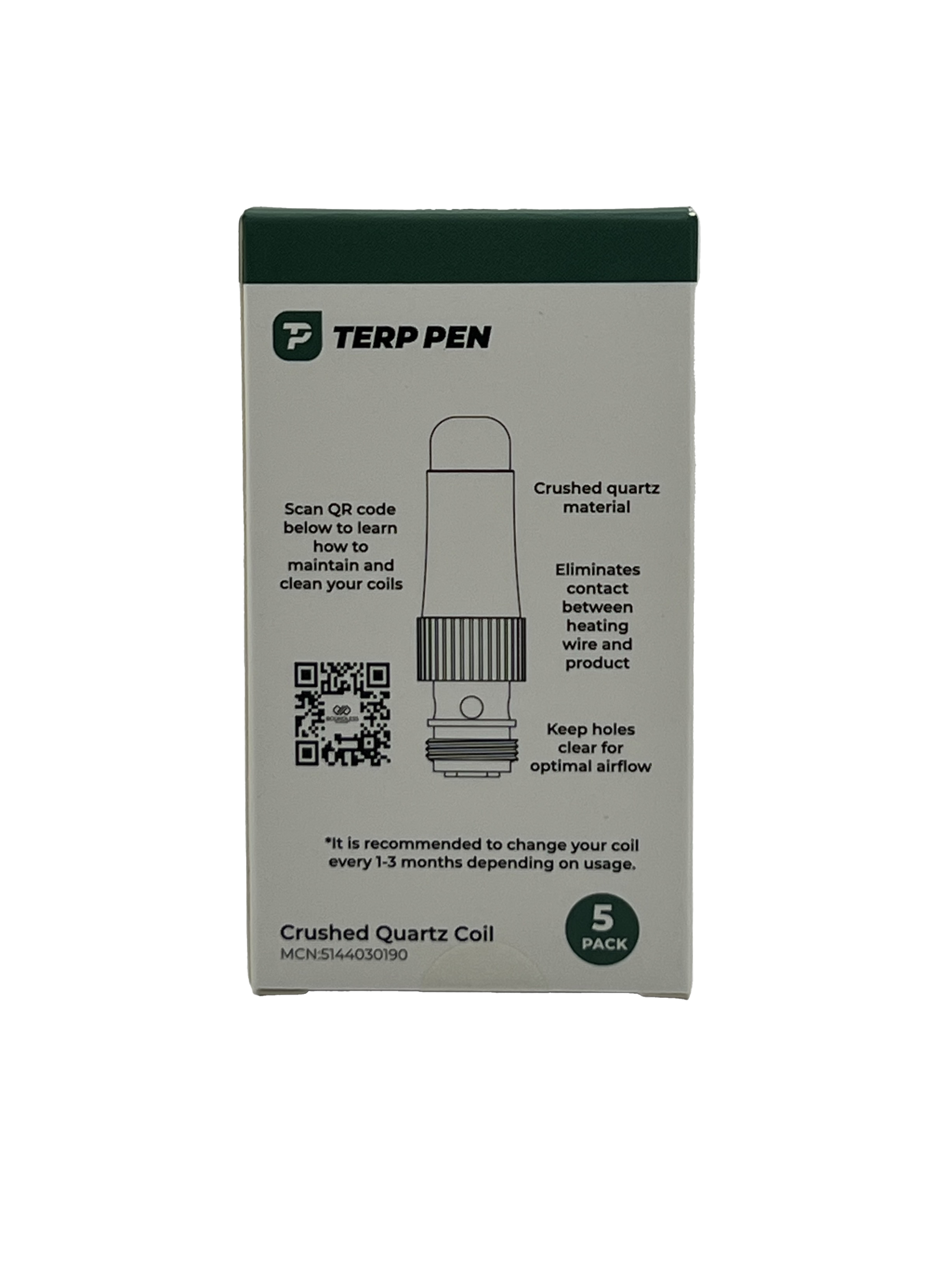 TERP PEN CRUSHED QUARTZ COIL - 5 PACK